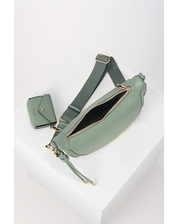Luella Grey Lolly Green Sling Bag