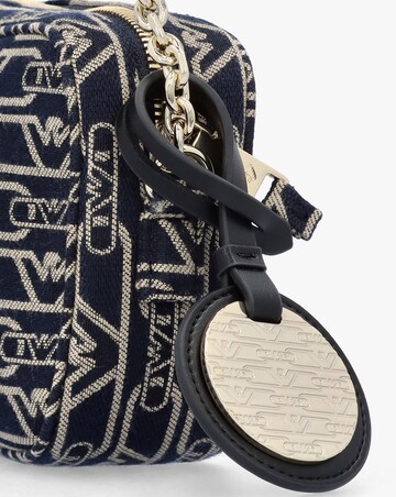 Emporio Armani Canvas Jacquard Navy Denim Camera Bag