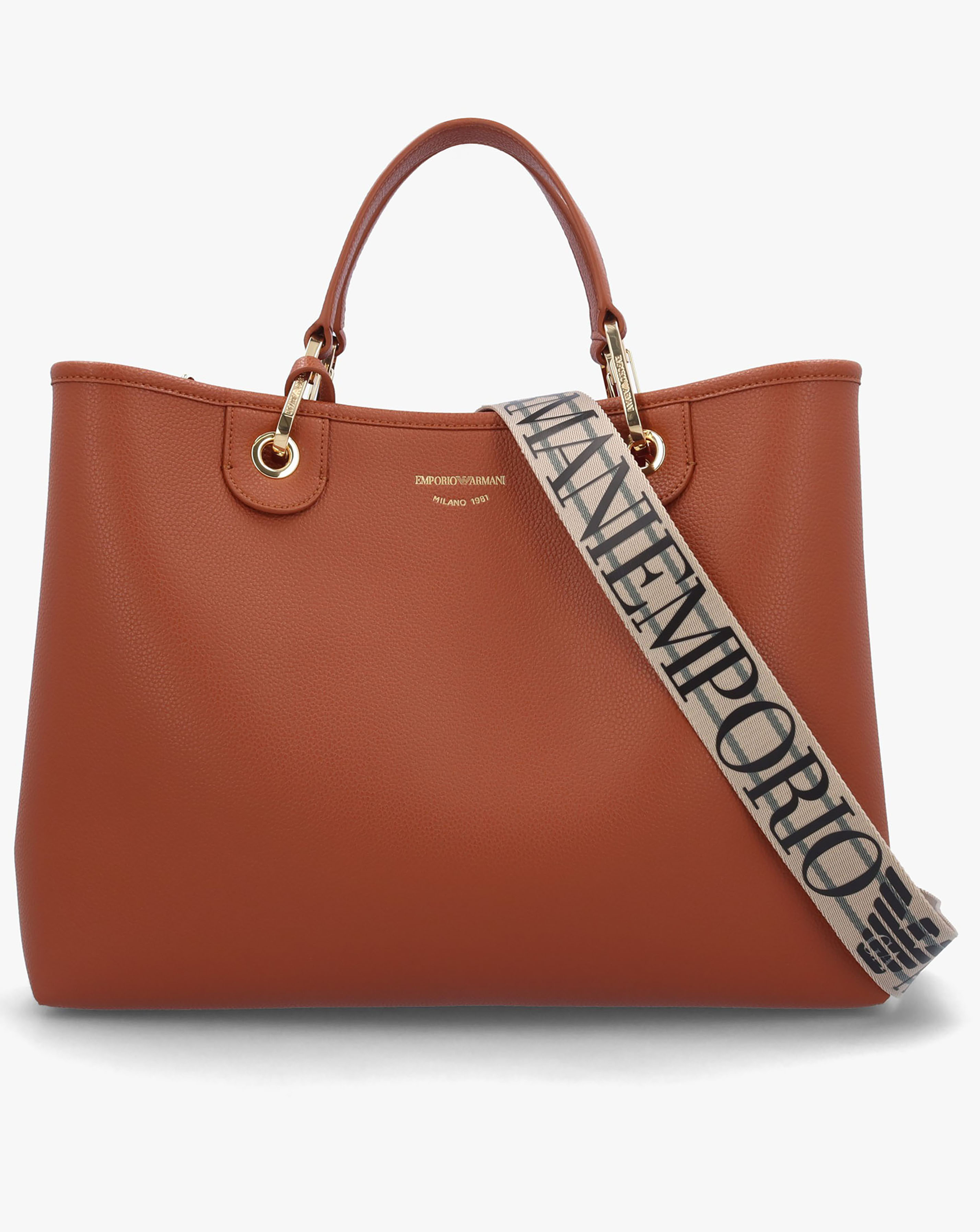 Emporio Armani Pebble Shopper With Pouch