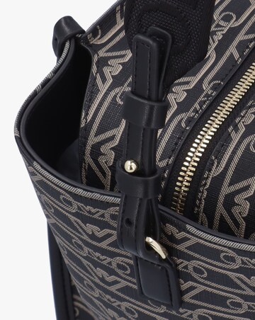 Emporio Armani Black & Ecru Monogram Tote Bag