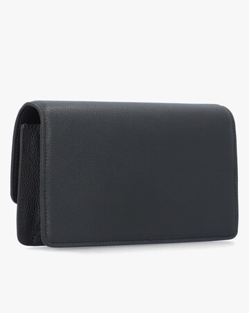 Emporio Armani Mini Black Tumbled Leather Cross-Body Bag