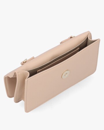 Emporio Armani Mini Nude Tumbled Leather Cross-Body Bag