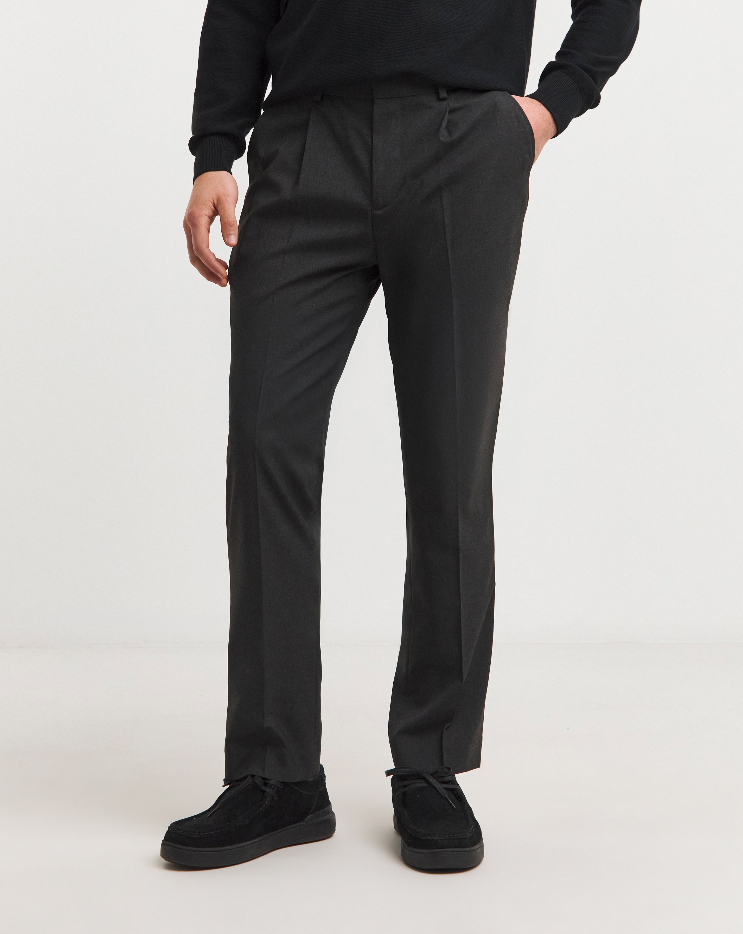 Regular Fit Pleat Formal Trouser
