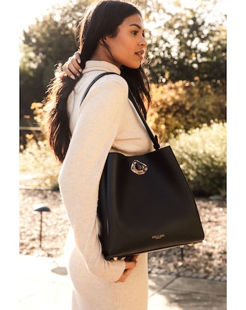 Luella Grey Henri Black Hobo Tote