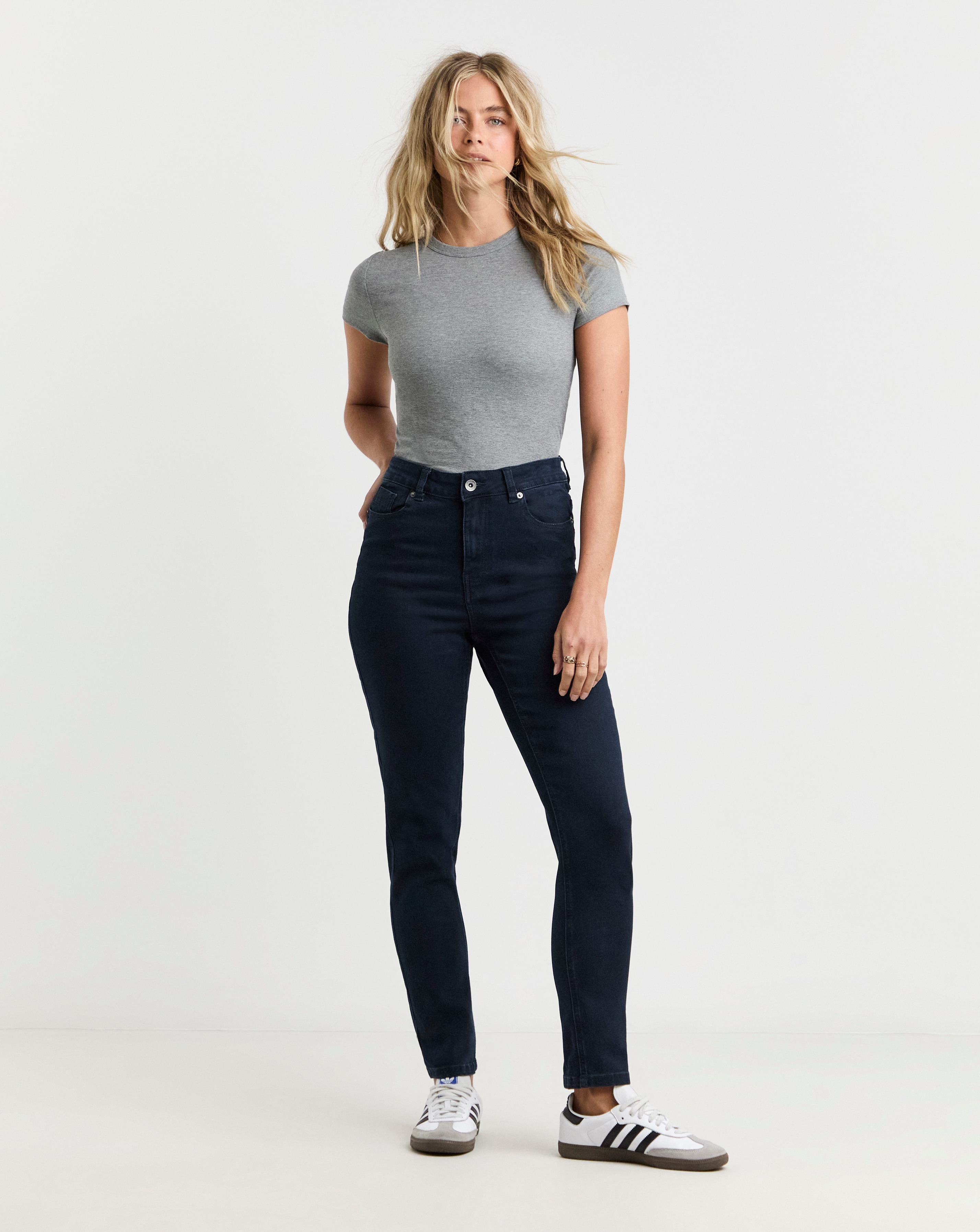 Lexi Dark Indigo Slim Leg Jeans