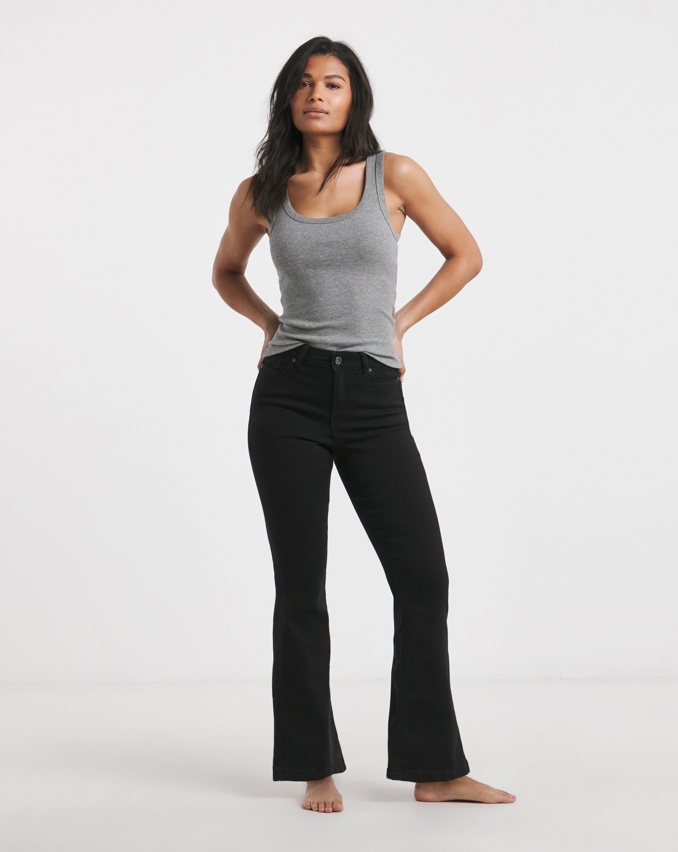 Kim Black Bootcut Jeans