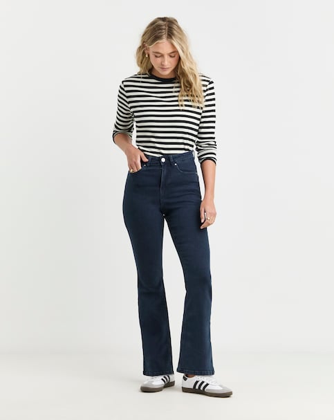 Kim Dark Indigo Bootcut Jeans
