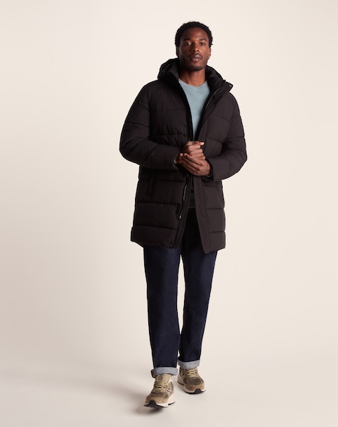 Tog24 Preece Mens Long Shower Resistant Insulated Jacket
