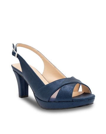 Paradox London Luisa Slingback Platform Sandals