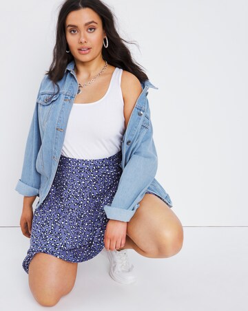 Tiered Short Length Skirt