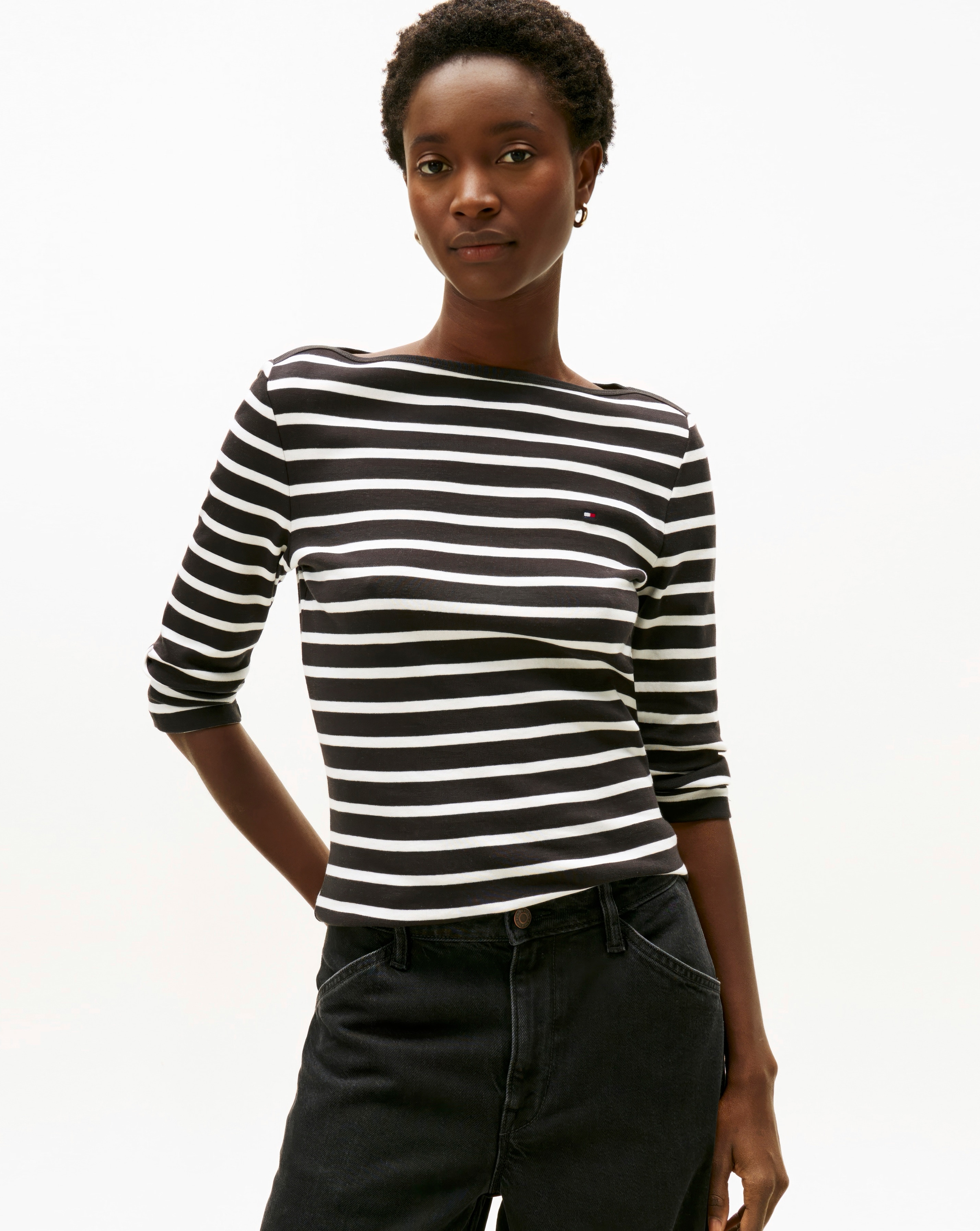 New In - Tommy Hilfiger Slim Body Boat Neck