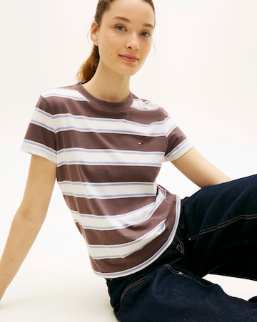 Tommy Jeans Flag Jersey Short Sleeve T-Shirt