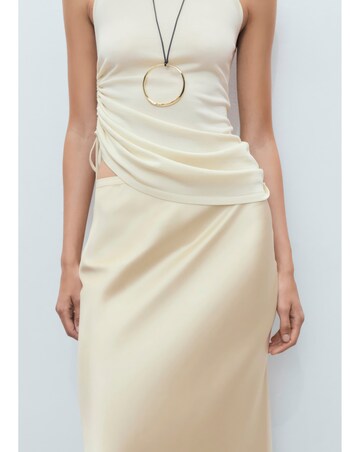 MANGO SATIN SKIRT