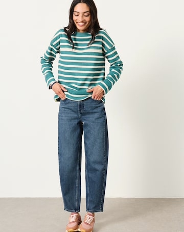 FatFace Airlie Breton Stipe Crew Sweat