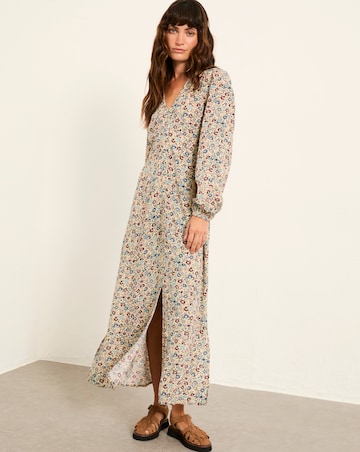 FatFace Solene Ditsy Midi Dress