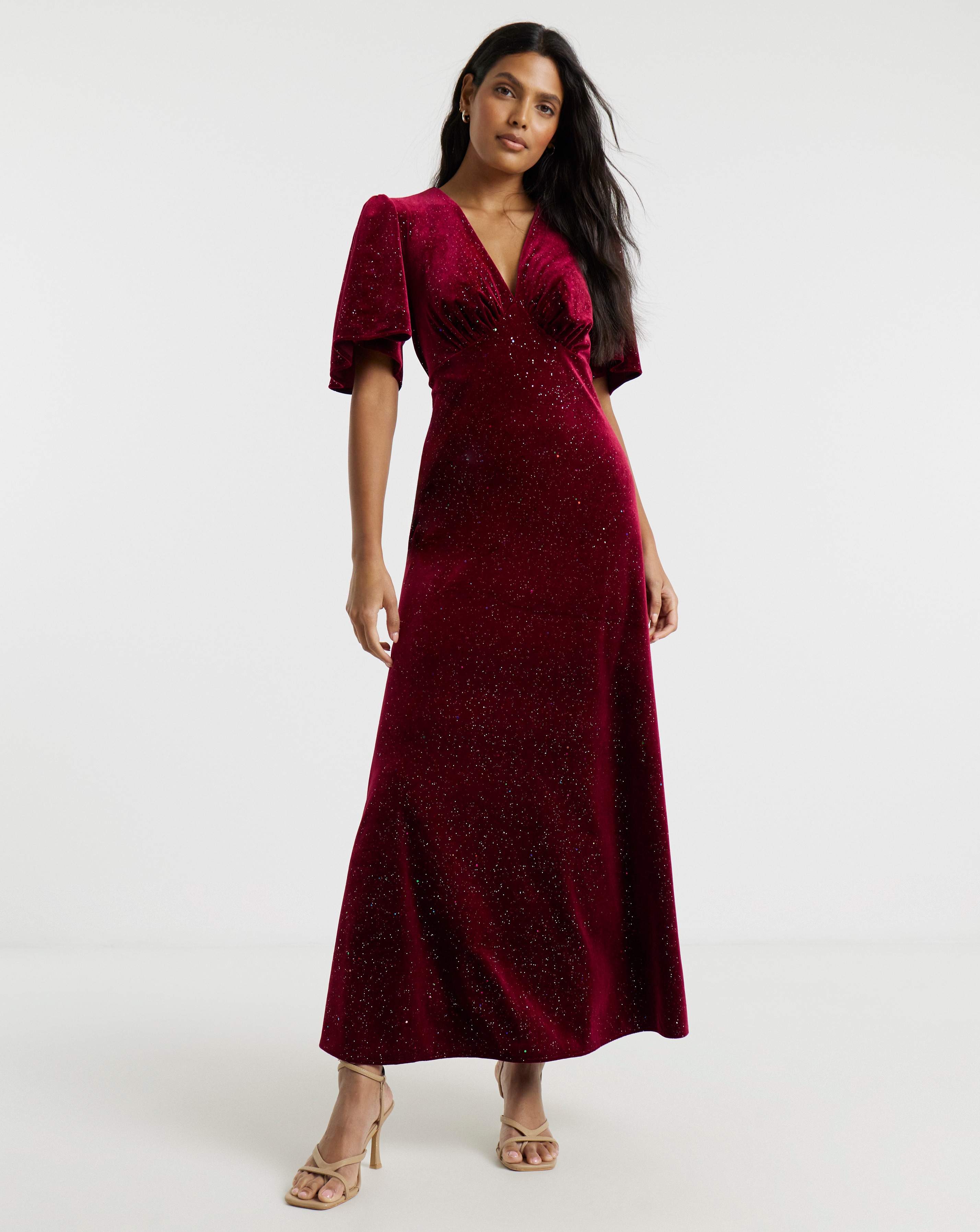 Twisted Wunder Sofia Velvet Maxi Dress