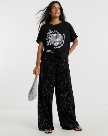 Twisted Wunder Phoebe Glitter Trouser