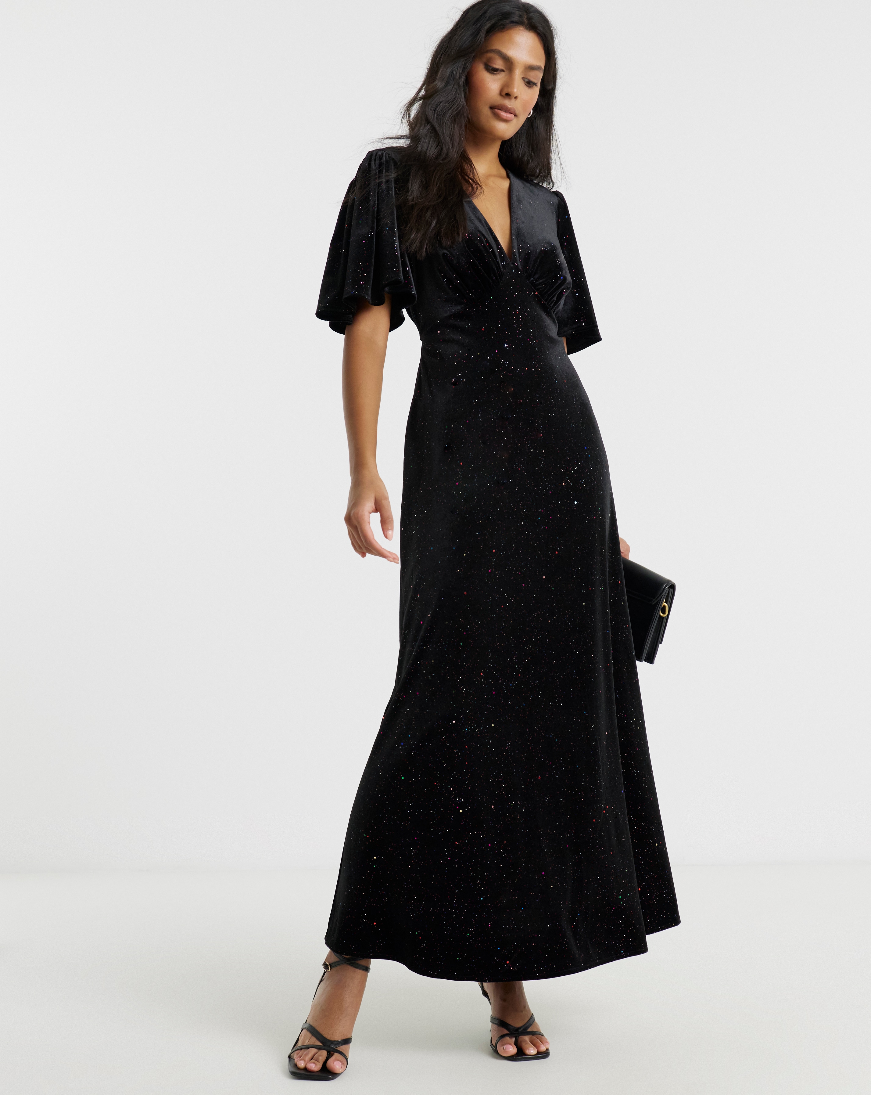 Twisted Wunder Sofia Velvet Maxi Dress