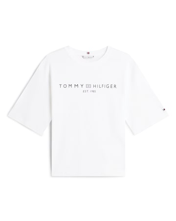 Tommy Hilfiger Logo Trapeze Crew Neck