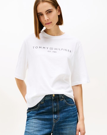 Tommy Hilfiger Logo Trapeze Crew Neck