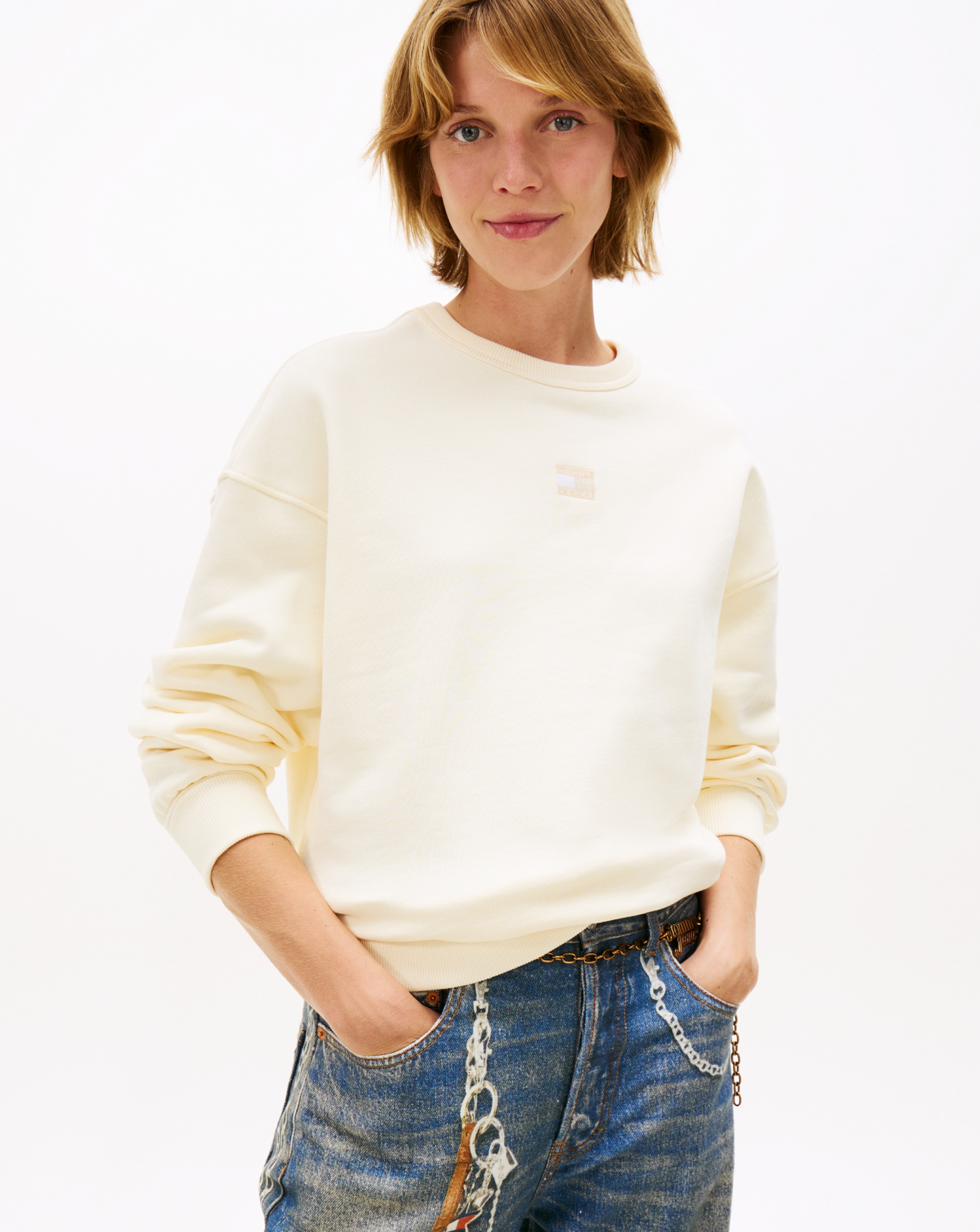 New In - Tommy Jeans Crew Sweatshirt