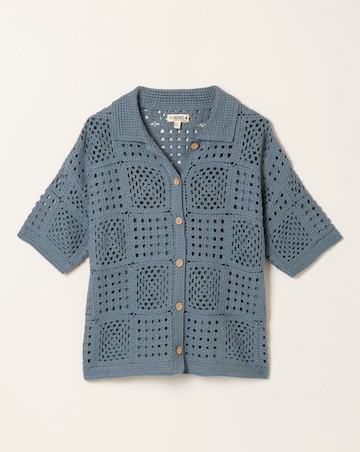 FatFace Astrid Crochet Shirt