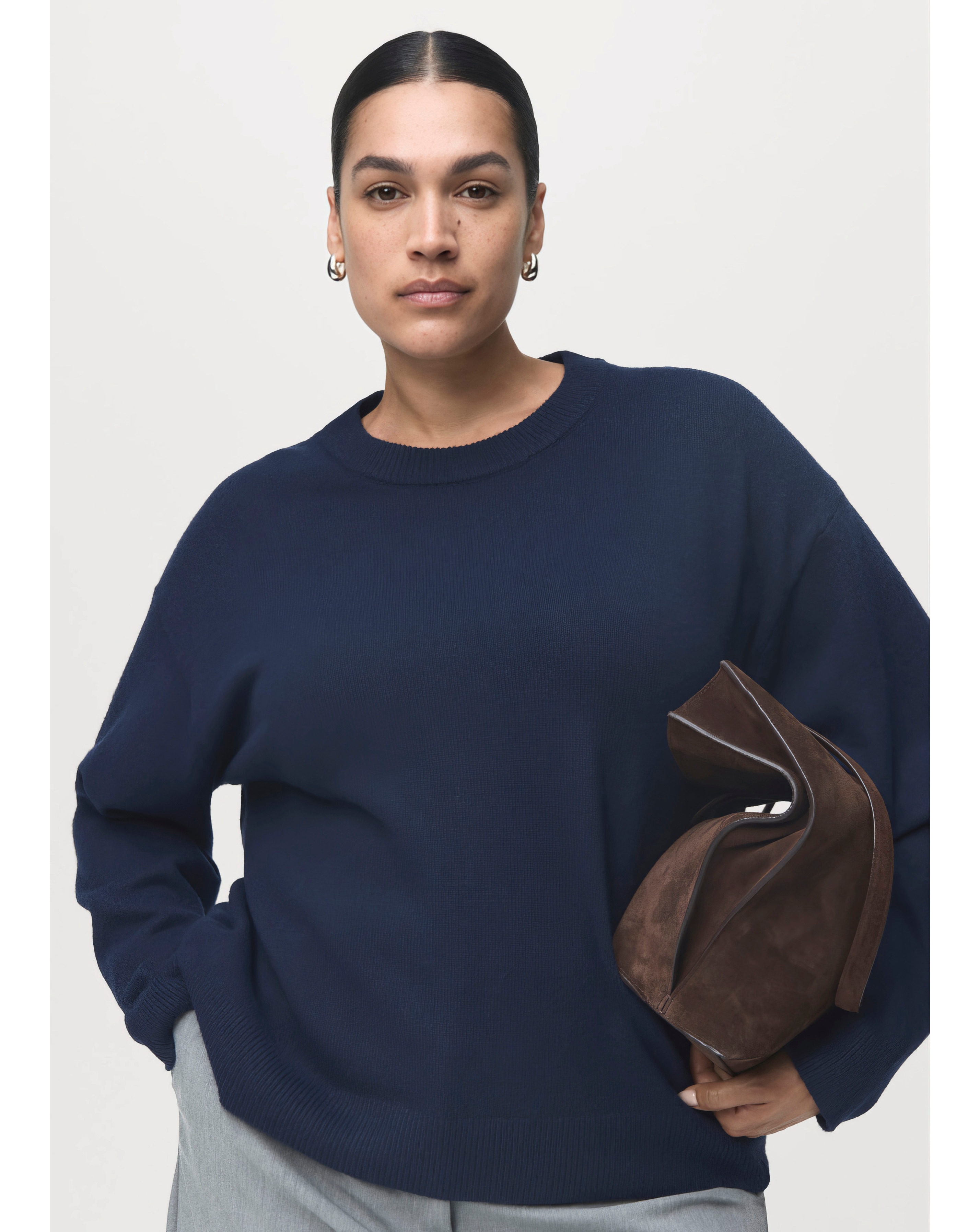 Mango Crew Neck Sweater