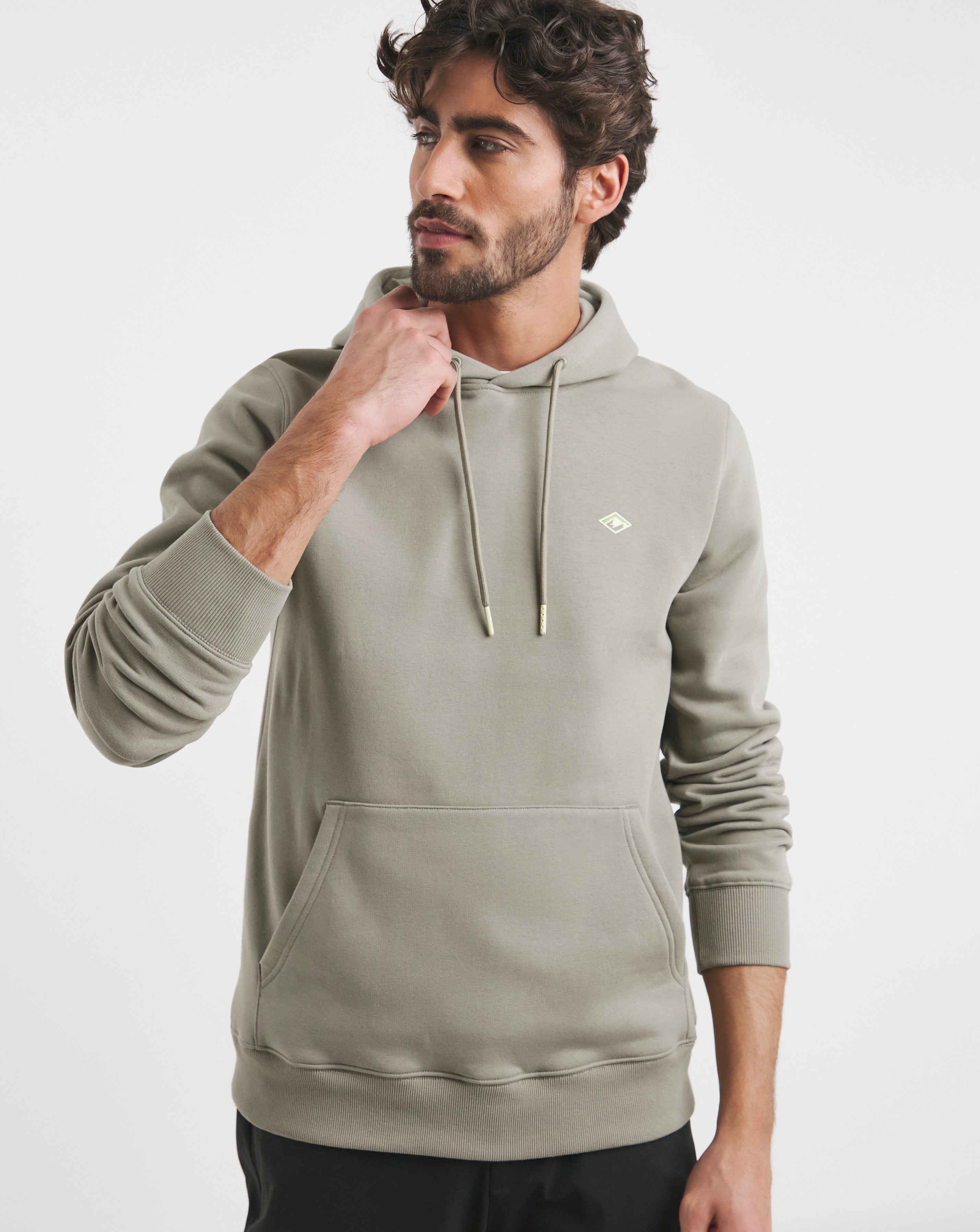 Snowdonia Chest Logo Over Head Hoodie