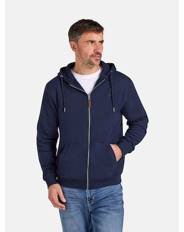 Raging Bull Classic Zip Through Hoodie Navy