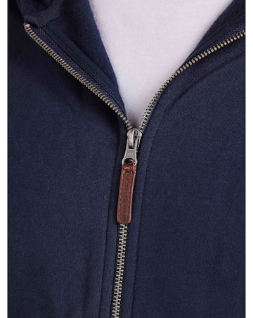 Raging Bull Classic Zip Through Hoodie Navy
