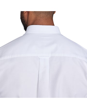 Raging Bull Short Sleeve Lightweight Oxford Shirt White
