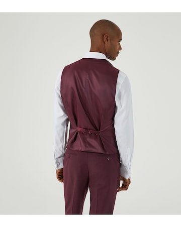 Skopes Madrid Suit Waistcoat Claret
