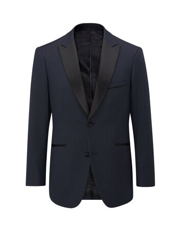 Skopes Cuba Suit Jacket Navy Diamond