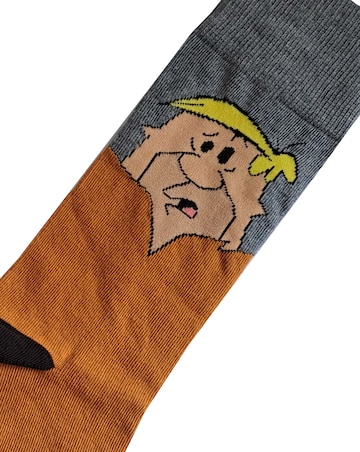 Mens 4pk Tom Jerry Flintstones Scks