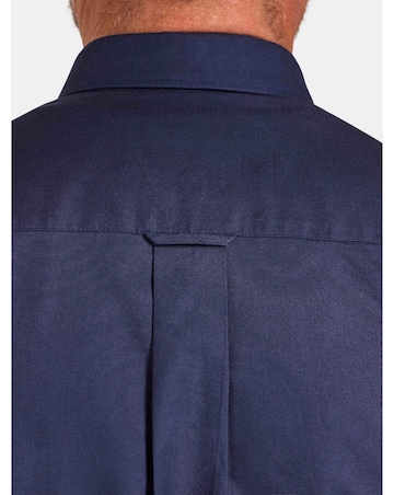 Raging Bull Long Sleeve Classic Oxford Shirt Navy