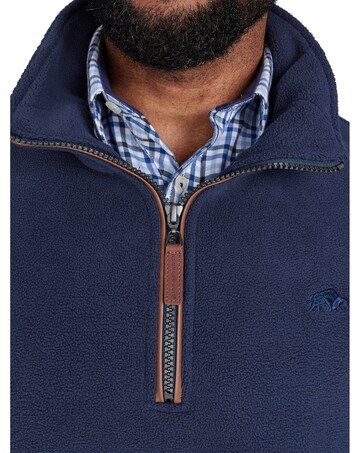 Raging Bull Fleece Quarter Zip Navy