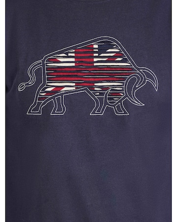 Raging Bull Slash Bull T-Shirt Navy