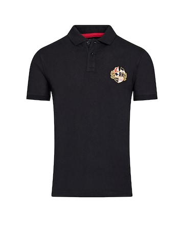 Raging Bull Classic Crest Polo Black