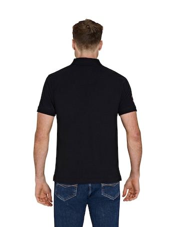 Raging Bull Classic Crest Polo Black