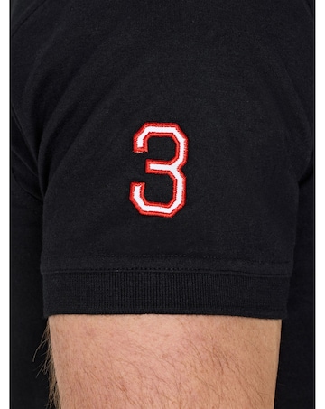 Raging Bull Classic Crest Polo Black