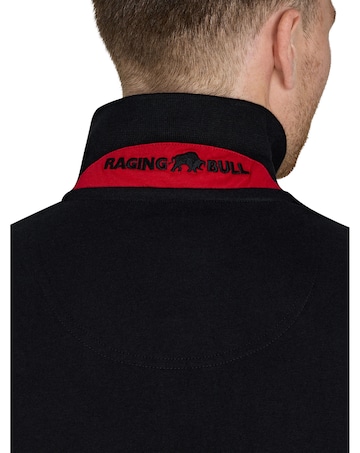 Raging Bull Classic Crest Polo Black