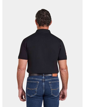 Raging Bull Classic Crest Polo Black