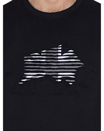 Raging Bull Slash Bull T-Shirt Black