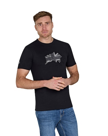 Raging Bull Slash Bull T-Shirt Black