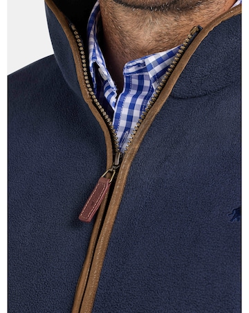 Raging Bull Classic Fleece Zip Through Jacket Navy