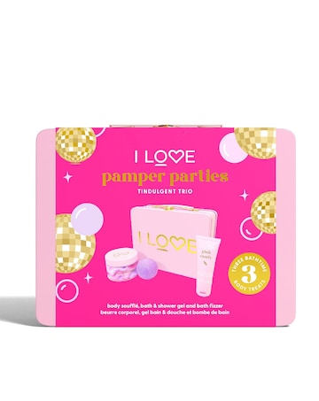 I LOVE Tindulgent Bath and Body Trio