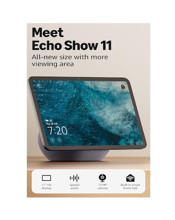 Amazon Echo Show 11 (2025) Smart Speaker with 11 Screen & Alexa & Control