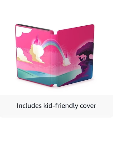 Amazon Fire 7 (2024) HD Kids Edition 6in 16GB Tablet - Unicorn Valley