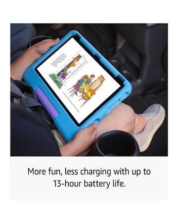 Amazon Fire HD10 Kids 10.1in 32GB (ages 3-7) Tablet (2023) - Blue