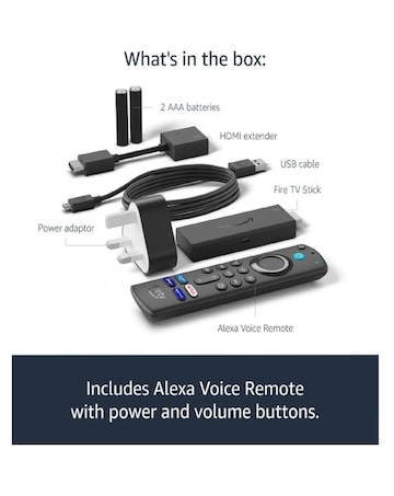 Amazon Fire TV Stick (2021) with Alexa Voice Remote
